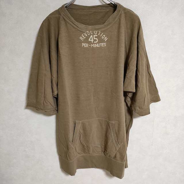 45R/45rpm でこぼこ天竺のスウェットTシャツ 定価24200円  半袖Ｔシャツ フォーティーファイブアールピーエム【中古】4-0507S△の通販は