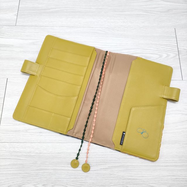 mina perhonen/ほぼ日 piece tambourine choucho パッチワーク 手帳カバー 多色 レディース ミナペルホネン/ほぼ日【中古】4-1125T◎_2