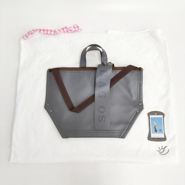 ebagos run run jump hop roll and go PVC Y字トート M 2way トートバッグ