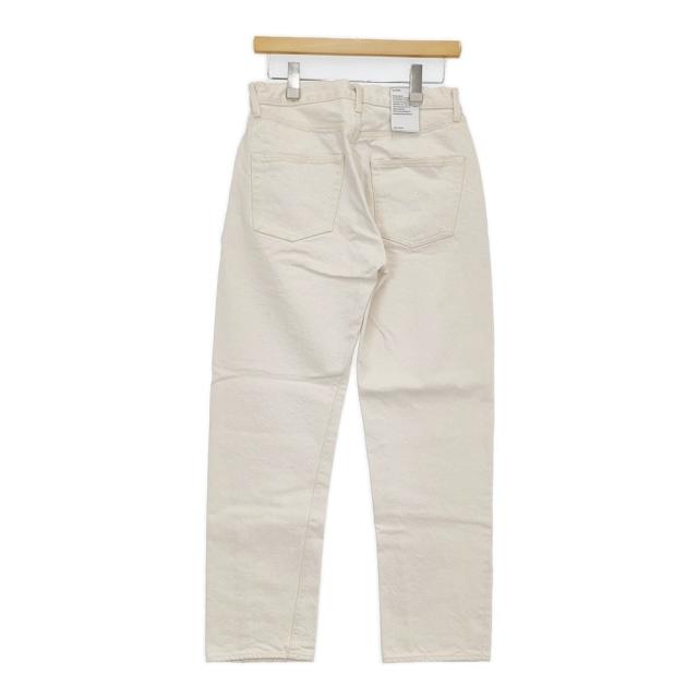 CIOTA 未使用 ホワイト スビンコットン 13.5oz ストレートデニム 29 定価29700円 デニムパンツ オフホワイト レディース シオタ【中古】5-0610G♪