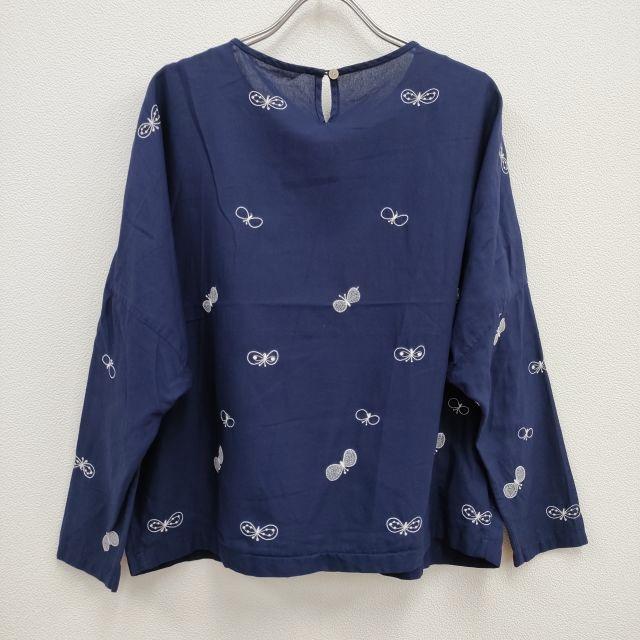 mina perhonen choucho blouse ネイビー38