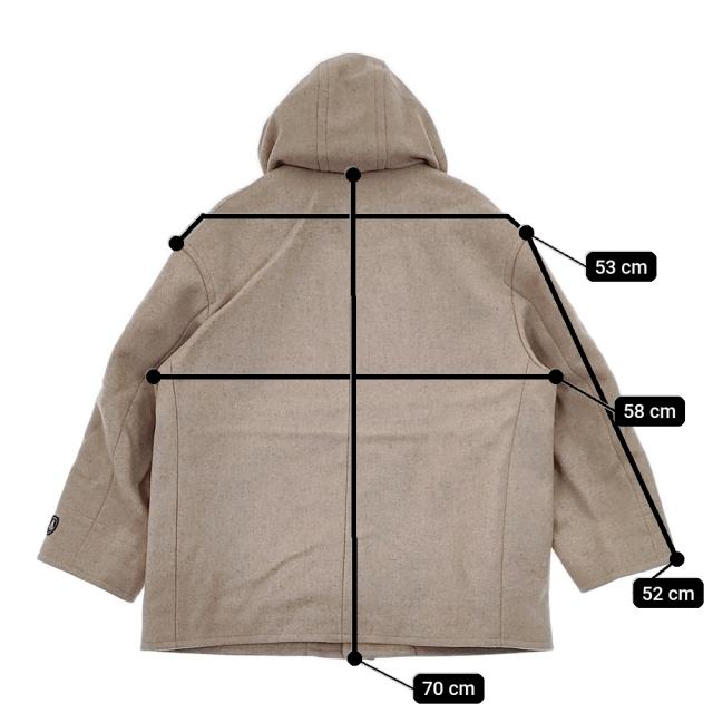 ORCIVAL ドロップショルダー メルトン フーデッド ラウンドカラー ショートコート サイズ1 コート ベージュ レディース オーシバル/オーチバル【中古】5-1007A◆ ORCIVAL ドロップショルダー メルトン フーデッド ラウンドカラー