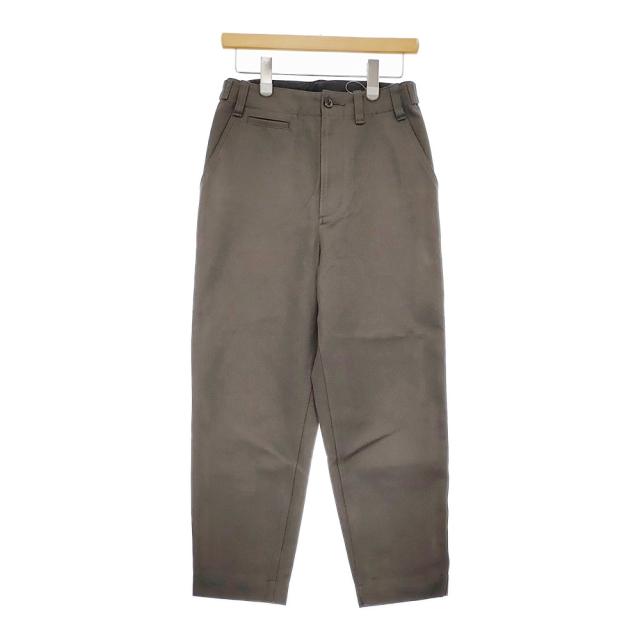 MHL. COTTON WOOL DRILL 595-2243502 定価30800円 サイズ1 コットンウール パンツ 22AW ダークグレー レディース エムエイチエル【中古】5-0325M♪