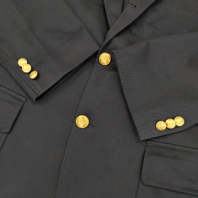 D.C.WHITE 新品 West Point Blazer 50 定価55000円 D241150 紺ブレ 金ボタン テーラードジャケット ネイビー メンズ ディーシーホワイト【中古】5-1201M∞