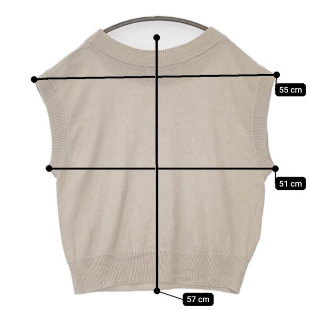 MARGARET HOWELL LINEN COTTON SILK SLIPOVER 578-4161003 ベスト 24SS