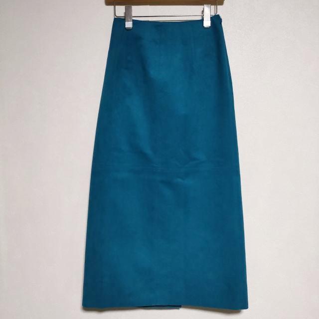 Ron Herman Eco Leather Skirt エコレザ− ロングスカート ターコイズブルー レディース ロンハーマン【中古】4-1212T∞の通販は