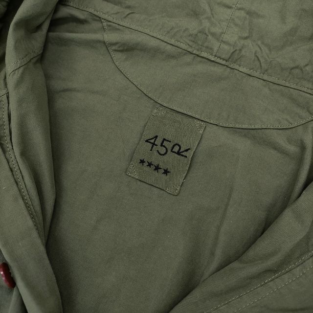 45R/45rpm ダンプの908オンザビーチフードシャツ アノラック パーカー