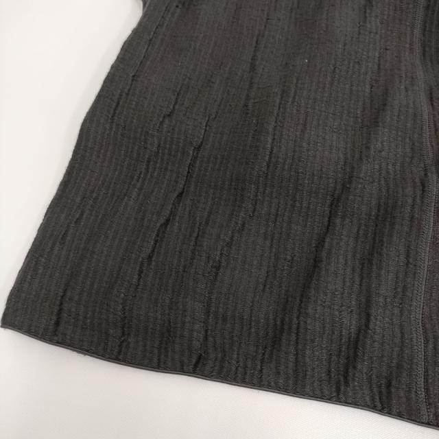 JIL SANDER メイヤー期 サイズ34 フレンチスリーブ リネンコットン ワンピース 2017 ブラック レディース ジルサンダー【中古】5-0725S♪