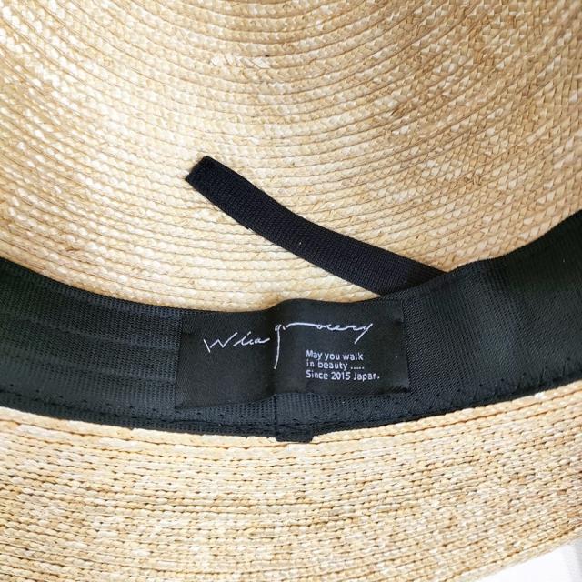 極美品！wicagrocery ウィカグロサリー　round brim flat 専用 wicagrocery ウィカグロサリー round brim flat wicagrocery