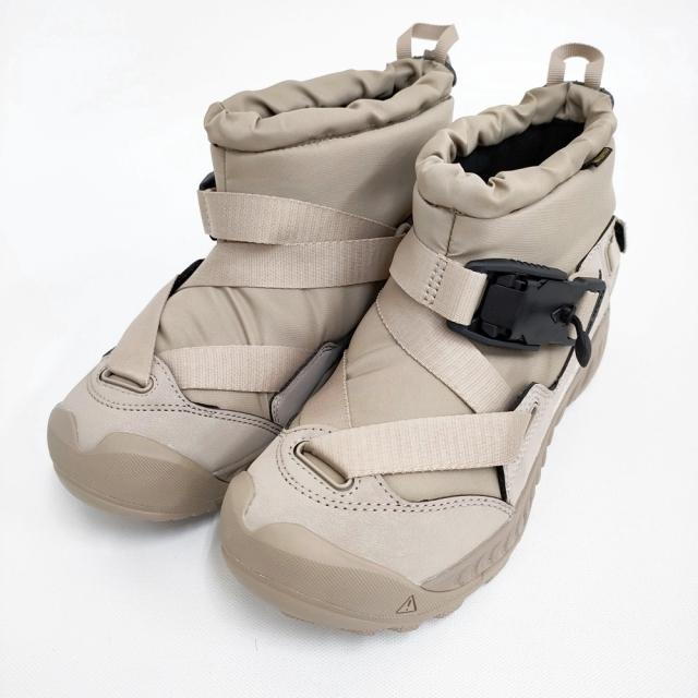 KEEN/HYKE フッドゼラ ネクシス ウォータープルーフ 23.5cm 定価35200円 ブーツ ベージュ レディース キーン/ハイク【中古】5-0829T♪