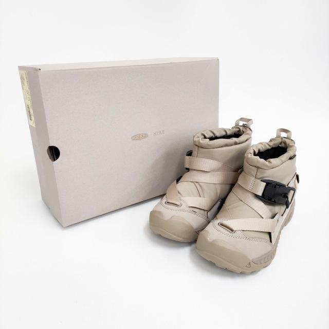 KEEN/HYKE フッドゼラ ネクシス ウォータープルーフ 23.5cm 定価35200円 ブーツ ベージュ レディース キーン/ハイク【中古】5-0829T♪