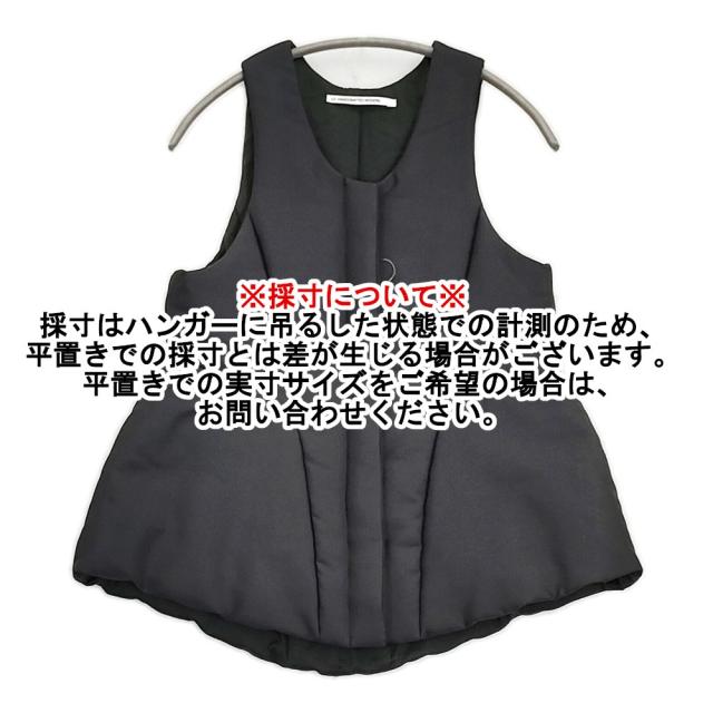 TENNE HANDCRAFTED MODERN 新品 PADDED VEST 中綿 ベスト 24AW ブラック レディース テンハンドクラフテッドモダン【中古】6-0227T♪_7