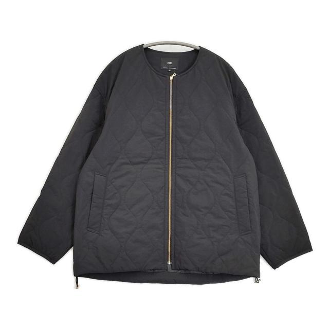 23区 【洗える/撥水加工】中綿パディングアウター 定価36300円 ブルゾン キルティングジャケット 23AW ブラック レディース ニジュウサンク【中古】6-0227T♪