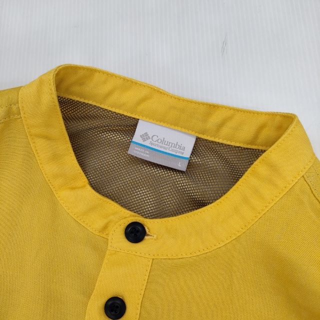 Columbia ツキャノンアイルロングスリーブシャツ Tucannon Isle Long Sleeve Shirt 長袖シャツ イエロー メンズ コロンビア【中古】5-1113M∞_2