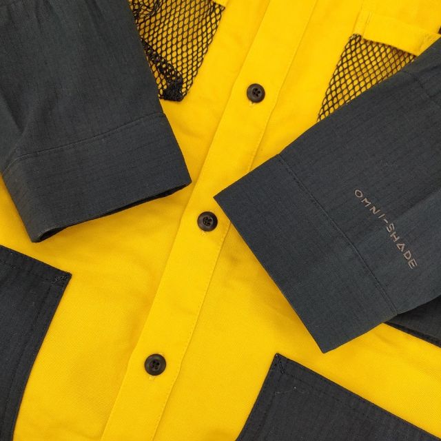 Columbia ツキャノンアイルロングスリーブシャツ Tucannon Isle Long Sleeve Shirt 長袖シャツ イエロー メンズ コロンビア【中古】5-1113M∞_4