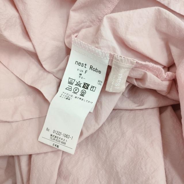 nest Robe コットンラミーブロード近江晒シャツワンピース ワンピース