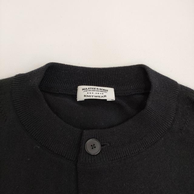 MAATEE & SONS 3子撚 WOOSTED C/N CARDIGAN MT3303-0102 カーディガン