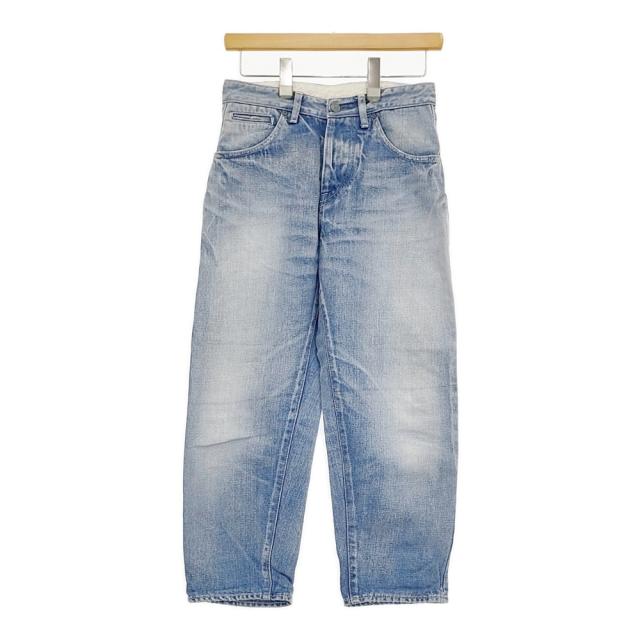 mina perhonen ma4115 always ダメージ加工 サイズ34 デニムパンツ ライトブルー レディース ミナペルホネン【中古】5-0511G♪
