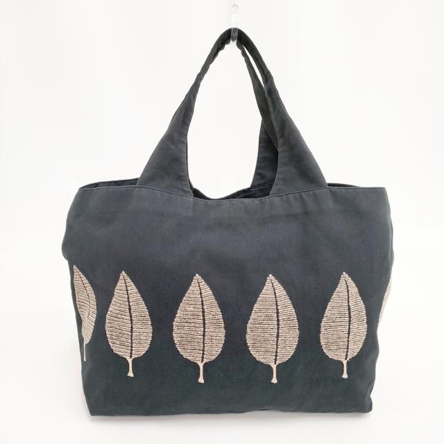 mina perhonen happa パニーニバッグ トートバッグ ネイビー レディース ミナペルホネン【中古】5-1123T◎