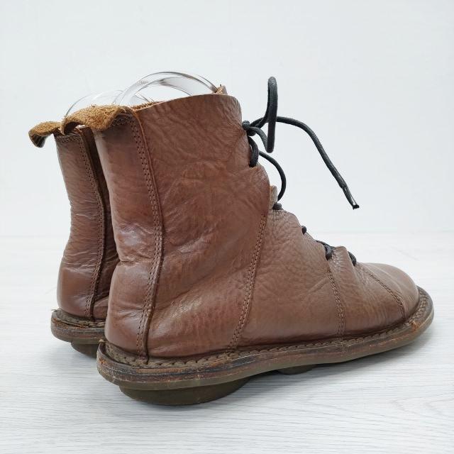 trippen nomad レースアップ サイズ36 ショートブーツ ブーツ ブラウン レディース トリッペン【中古】3-0920T◎_2
