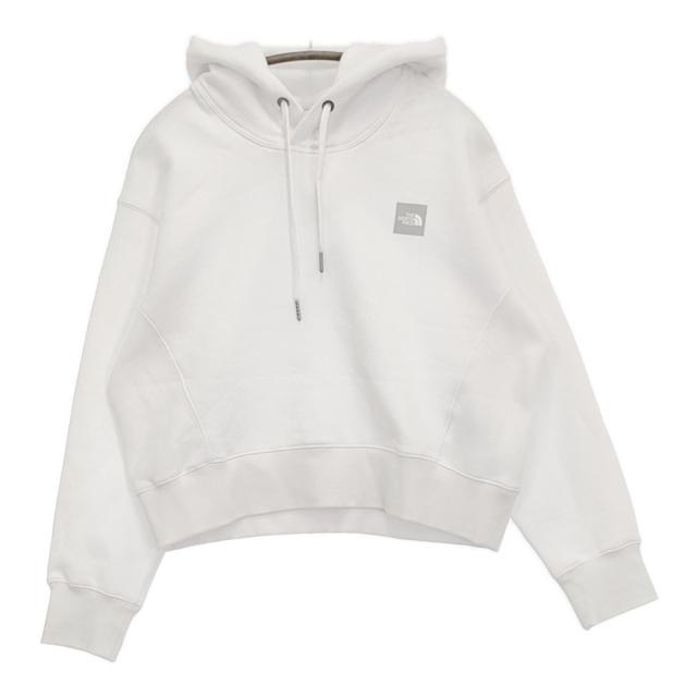 THE NORTH FACE Short Hoodie ショートフーディ NTW62233 サイズM 定価14300円 パーカー ホワイト レディース ザノースフェイス【中古】5-1031T♪