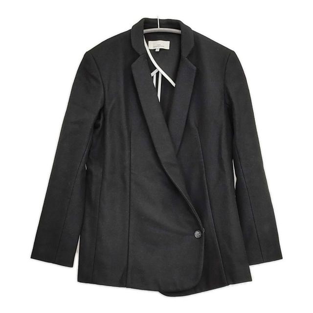 STUDIO NICHOLSON Cosimo A ラップジャケット サイズ0 ウールアンゴラ テーラードジャケット ブラック レディース スタジオ ニコルソン【中古】5-1031T♪