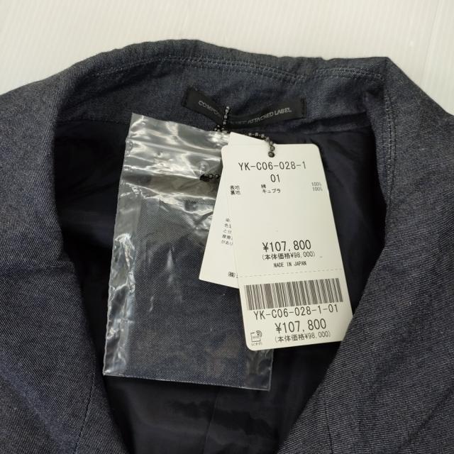 Y’s BANG ON! 新品 NAVY-Coat Light ounces denim YK-C06-028-3 定価107800円 コート ネイビー メンズ ワイズバングオン/YOHJI【中古】4-1103T♪_2