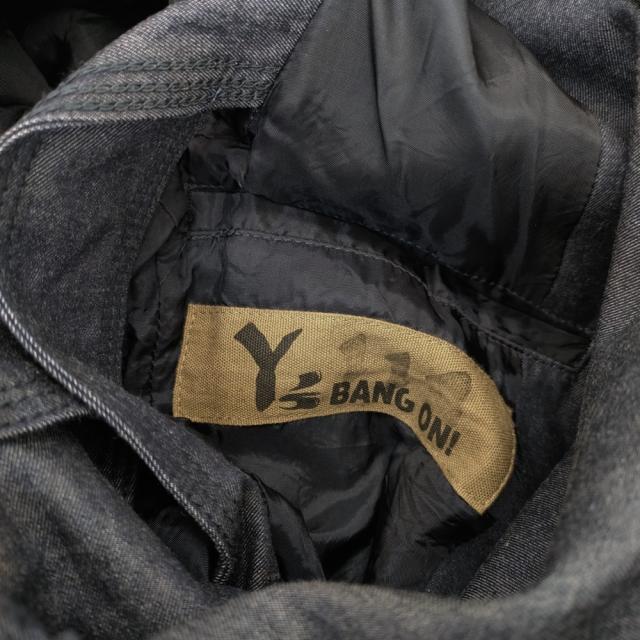 Y’s BANG ON! 新品 NAVY-Coat Light ounces denim YK-C06-028-3 定価107800円 コート ネイビー メンズ ワイズバングオン/YOHJI【中古】4-1103T♪_3