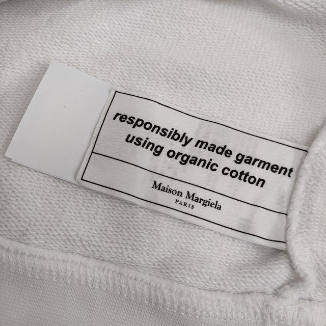 MAISON MARGIELA 14 レザーエルボーパッチスウェットシャツ S50GU0133 S25443 トレーナー スウェット ホワイト メンズ メゾンマルジェラ【中古】5-0406M∞ MAISON MARGIELA 14 レザーエルボーパッチスウェットシャツ S50GU0133 S25443 トレーナー スウェット ホワイト メンズ メゾンマルジェラ【中古】5-0406M∞