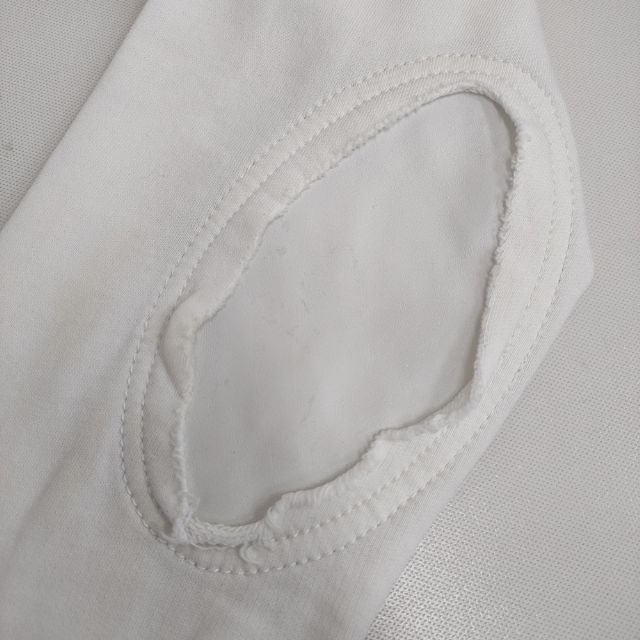 MAISON MARGIELA 14 レザーエルボーパッチスウェットシャツ S50GU0133 S25443 トレーナー スウェット ホワイト メンズ メゾンマルジェラ【中古】5-0406M∞ MAISON MARGIELA 14 レザーエルボーパッチスウェットシャツ S50GU0133 S25443 トレーナー スウェット ホワイト メンズ メゾンマルジェラ【中古】5-0406M∞