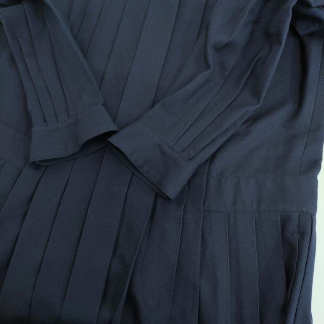 mina perhonen za3867 chiaro 36 コットンシルク プリーツ ワンピース