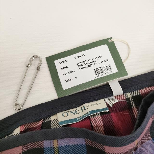オプション品 O'NEIL OF DUBLIN キルトスカート ウール