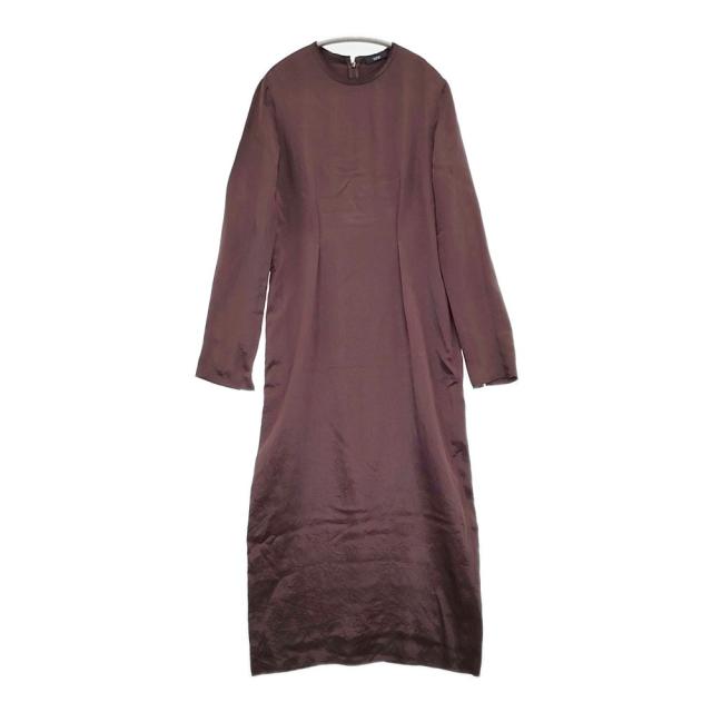 YLEVE アセテートサテンワンピース ドレス 168-4255044 サイズ2 ワンピース 24AW アセテート100％ レディース イレーヴ【中古】6-0131M♪