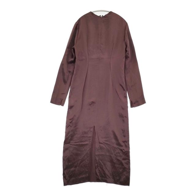 YLEVE アセテートサテンワンピース 御召しもの 必要経費39600円 168-4255044 大きさ2 衣装 24AW アセテート100％ レディース イレーヴ【中古】6-0131M♪