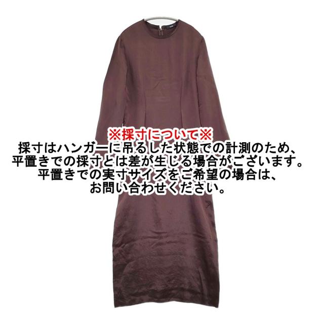 YLEVE アセテートサテンワンピース 御召しもの 必要経費39600円 168-4255044 大きさ2 衣装 24AW アセテート100％ レディース イレーヴ【中古】6-0131M♪