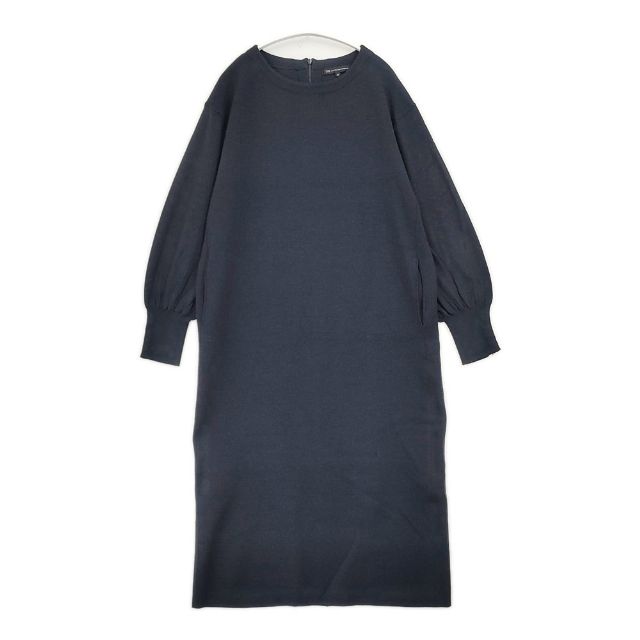 23区 ウールブレンド パール ニット ワンピース ネイビー レディース ニジュウサンク【中古】6-0827T∞