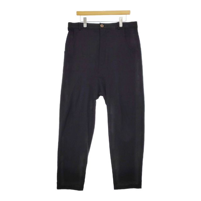 Vivienne Westwood MANサルエルパンツ 46 ブラック Vivienne Westwood MAN スウェット コットン サルエルパンツ