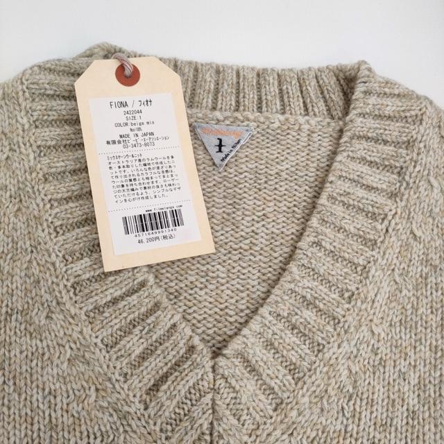 FilMelange 新品 FIONA ミックスヤーンウールニット 1 セーター ニット