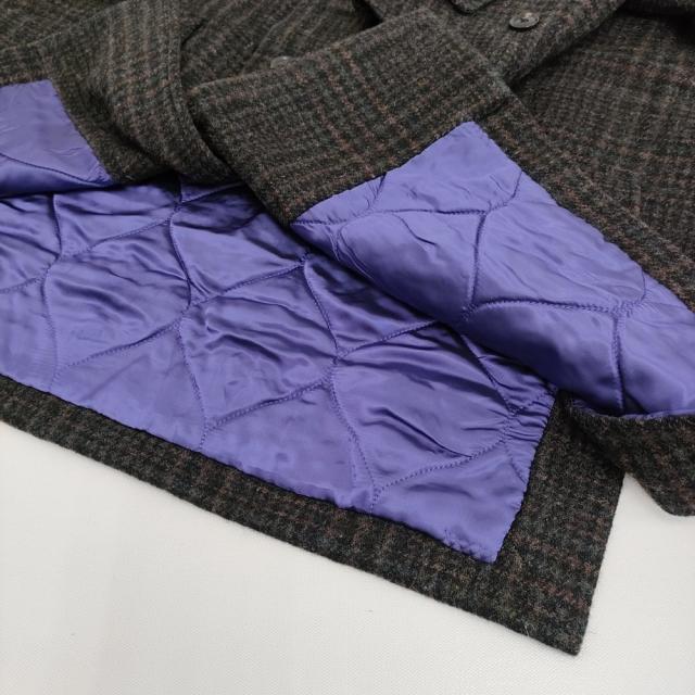 Needles Car Coat Wool Glen Plaid pu097 サイズS コート 24AW ブラウン メンズ ニードルス【中古】5-0912T♪_4