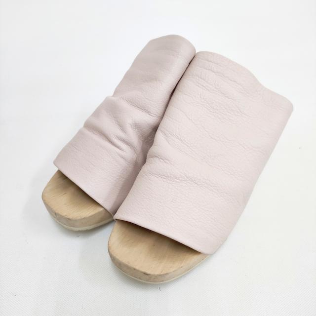 trippen Gush rose ウッドソール サンダル ピンク レディース トリッペン【中古】5-0625S◎