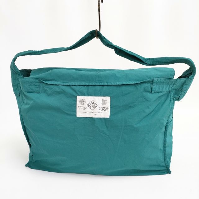 R&D.M.Co- ガーメントダイニュースバッグ ショルダーバッグ グリーン レディース オールドマンズテーラー【中古】5-0929G∞