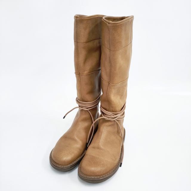 trippen MEXICO メキシコ サイズ36 ロング ブーツ ブラウン レディース トリッペン【中古】5-1112T◎