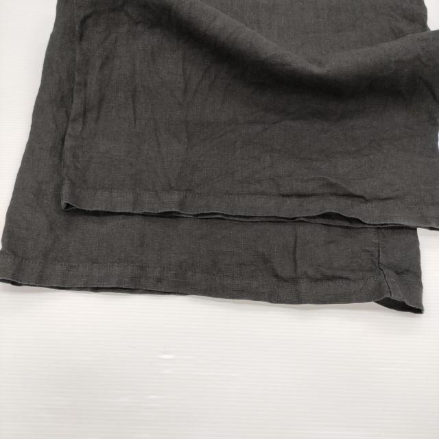 fog linen work リネン サロペット ブラック レディース フォグリネンワーク【中古】6-0314M♪_5