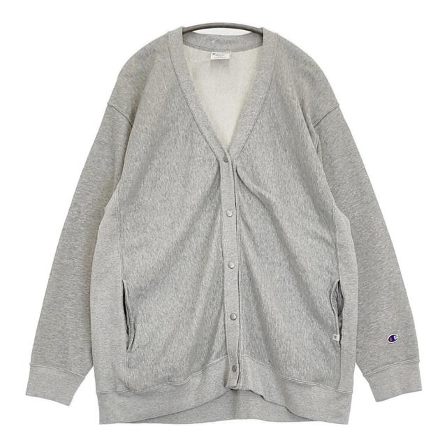 ETRE TOKYO/Champion 別注 REVERSE WEAVE リバースウィーブV/Nスウェットカーディガン 2025 グレー レディース エトレトウキョウ/チャンピオン【中古】6-0314M♪
