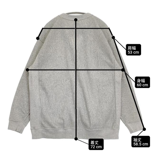 ETRE TOKYO/Champion 別注 REVERSE WEAVE リバースウィーブV/Nスウェットカーディガン 2025 グレー レディース エトレトウキョウ/チャンピオン【中古】6-0314M♪_6