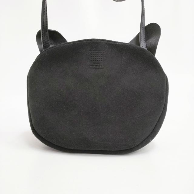 mina perhonen kitten acs9819 猫 ネコ 牛革 ショルダーバッグ 24SS ブラック レディース ミナペルホネン【中古】6-0314G♪_3