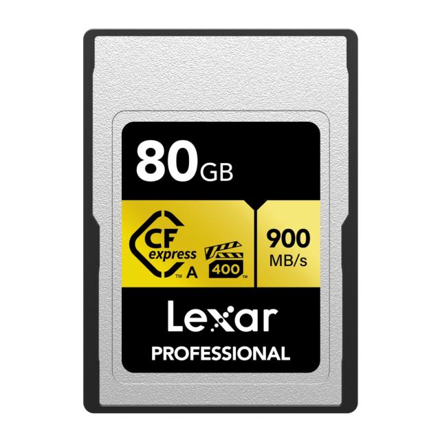 【メール便】【並行輸入品】Lexar レキサー GOLD CFexpress Type A 80GB LCAGOLD080G-RNENG【JAN:0843367127726】