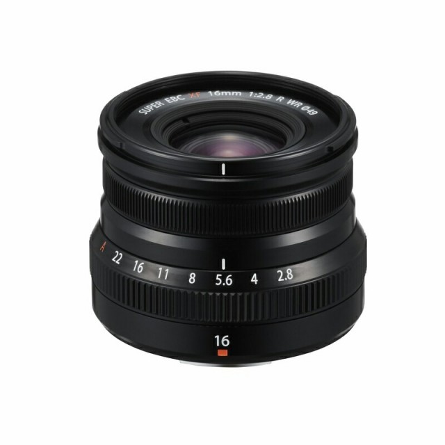 FUJIFILM フジフイルム 広角単焦点レンズ XF16mmF2.8 R WR ブラック