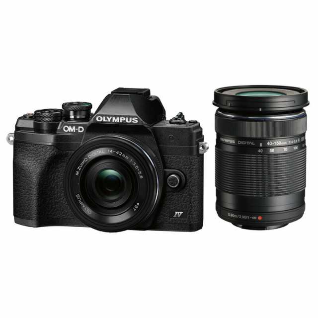 OLYMPUS オリンパス ミラーレス一眼カメラ OM-D E-M10 IV EZダブルズームキット ブラック【JAN:4545350053352】