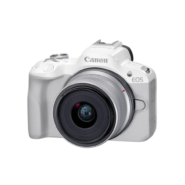 Canon キヤノン EOS R50 RF-S18-45 IS STMレンズキット ホワイト【JAN:4549292205251】